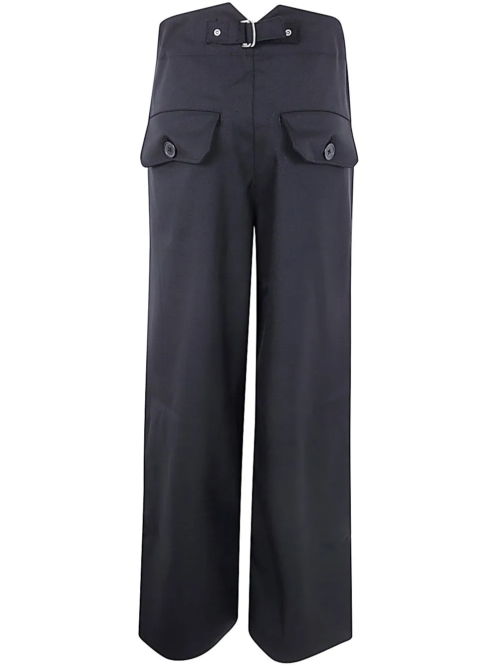 Pleated Wide-Leg Pants