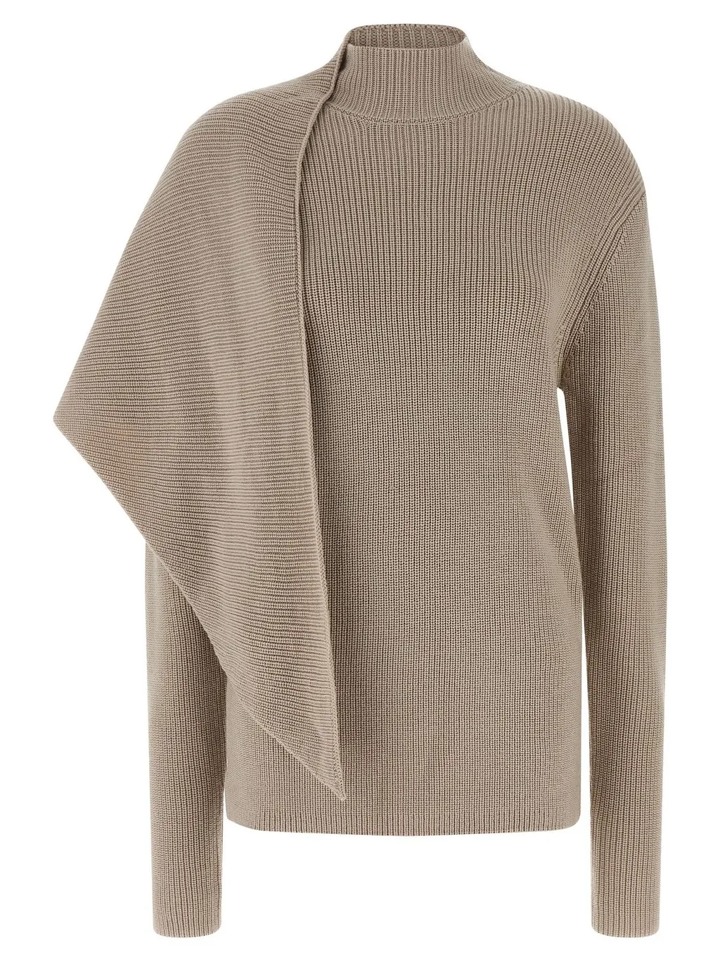 Draped Knit Jumper