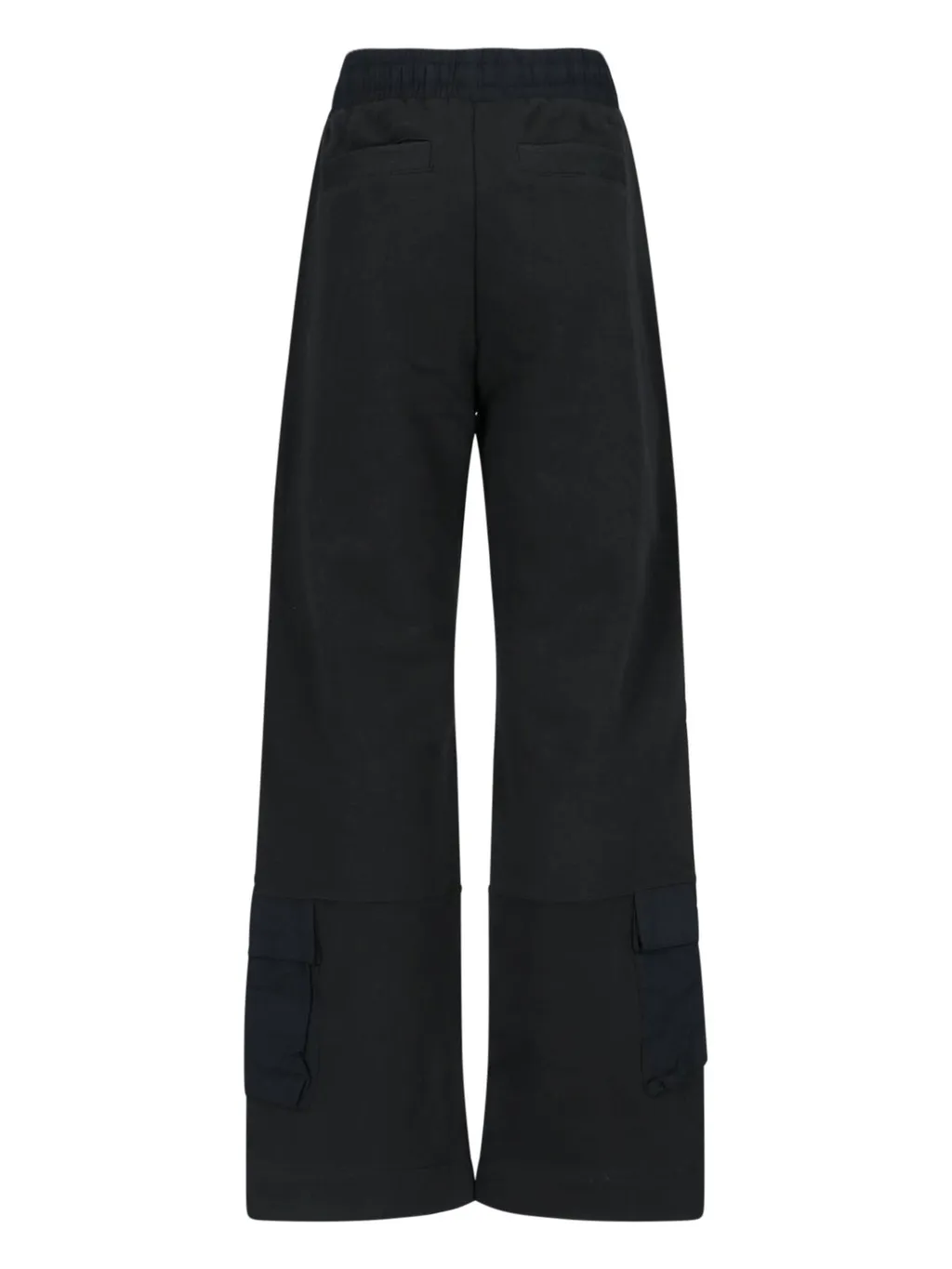 Utility Wide-Leg Cargo Track Trousers