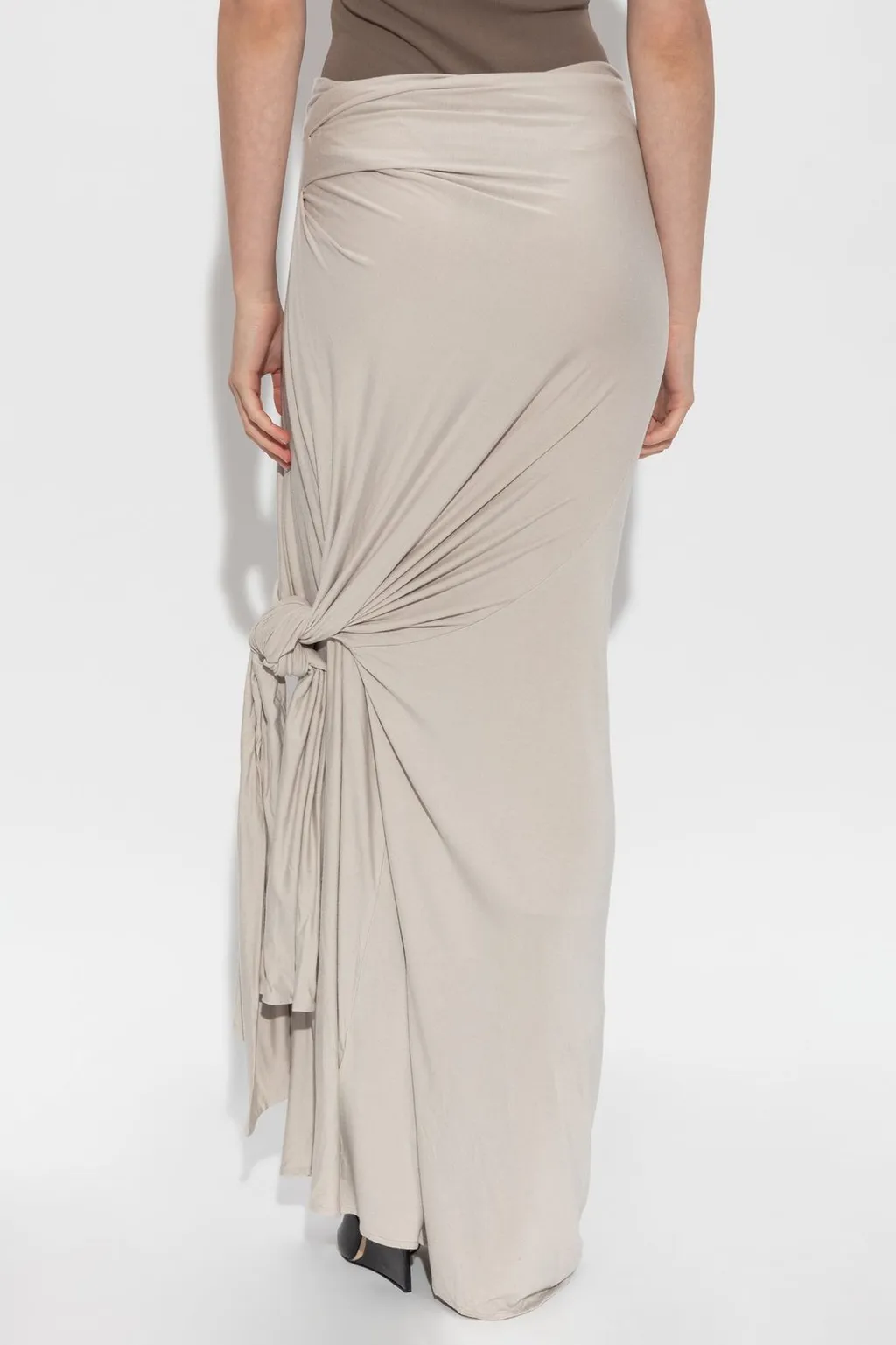 Draped Maxi Skirt