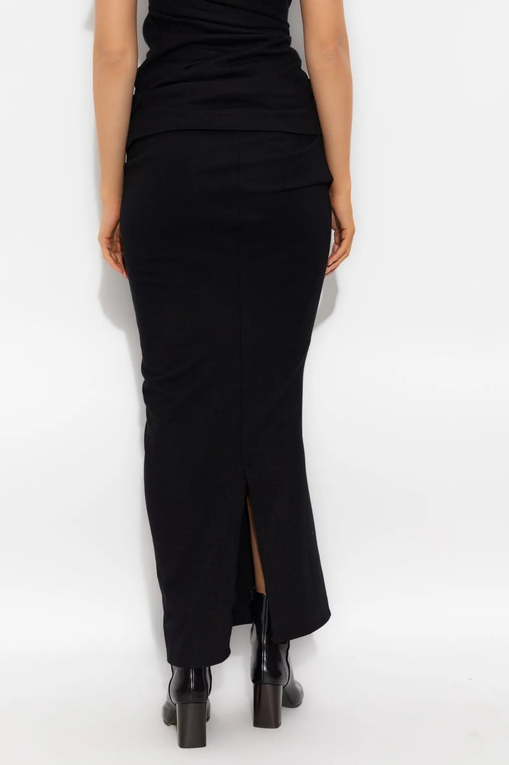 Draped Maxi Skirt