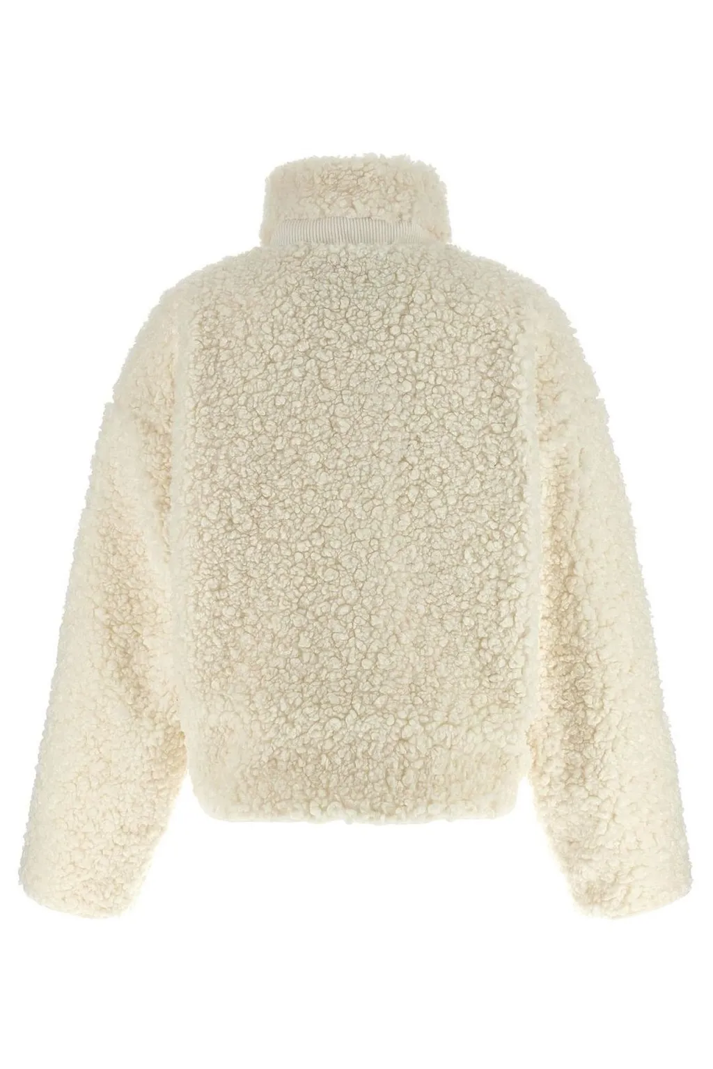 Teddy-Effect Zip Jacket