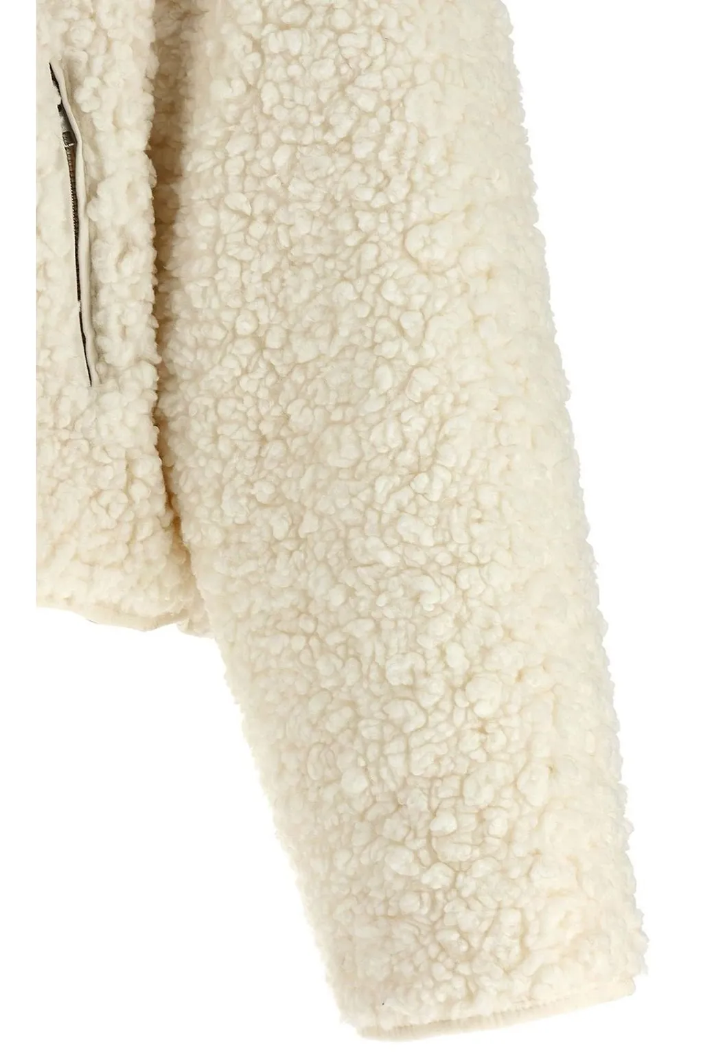 Teddy-Effect Zip Jacket