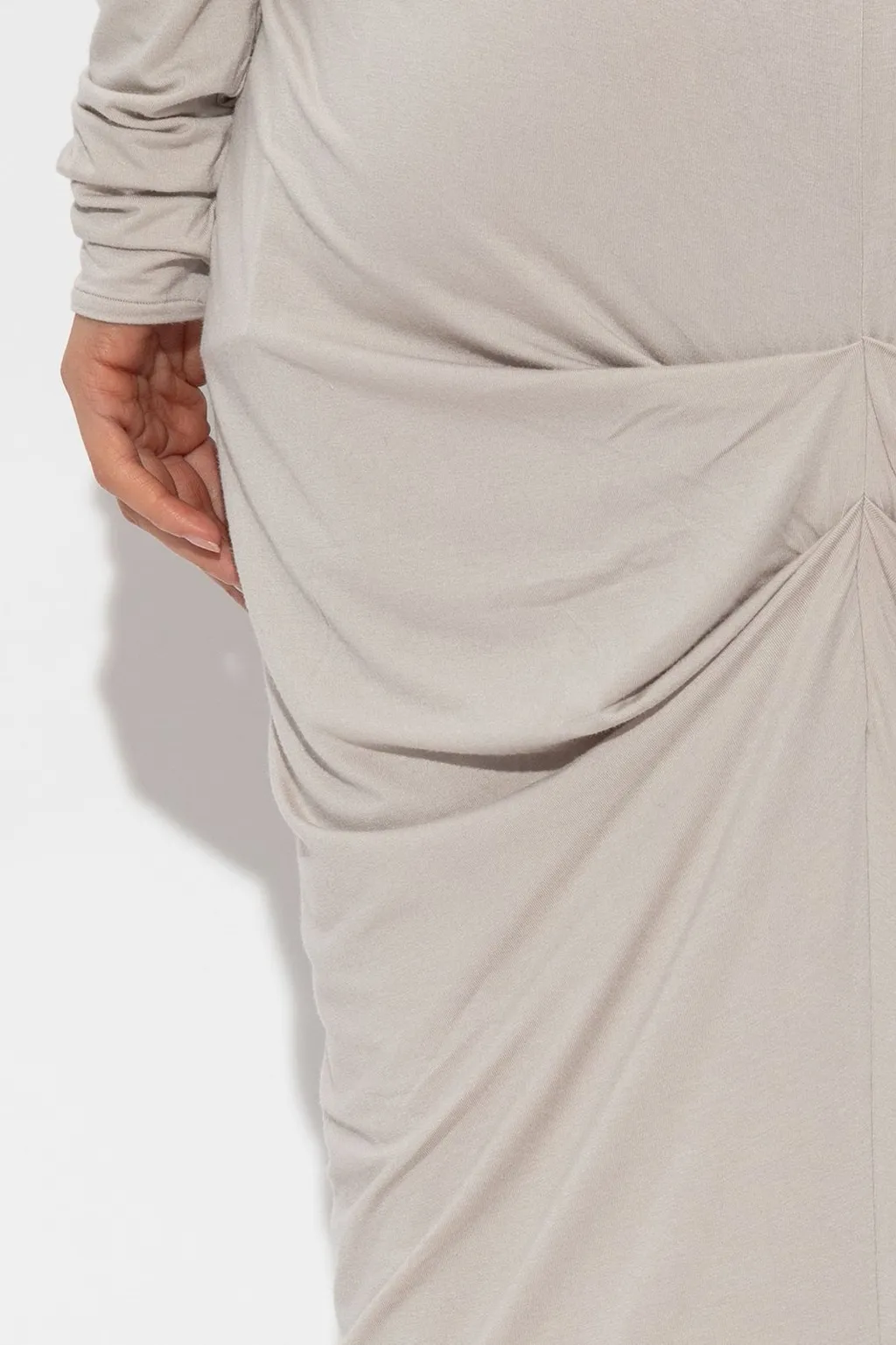 Draped Maxi Skirt