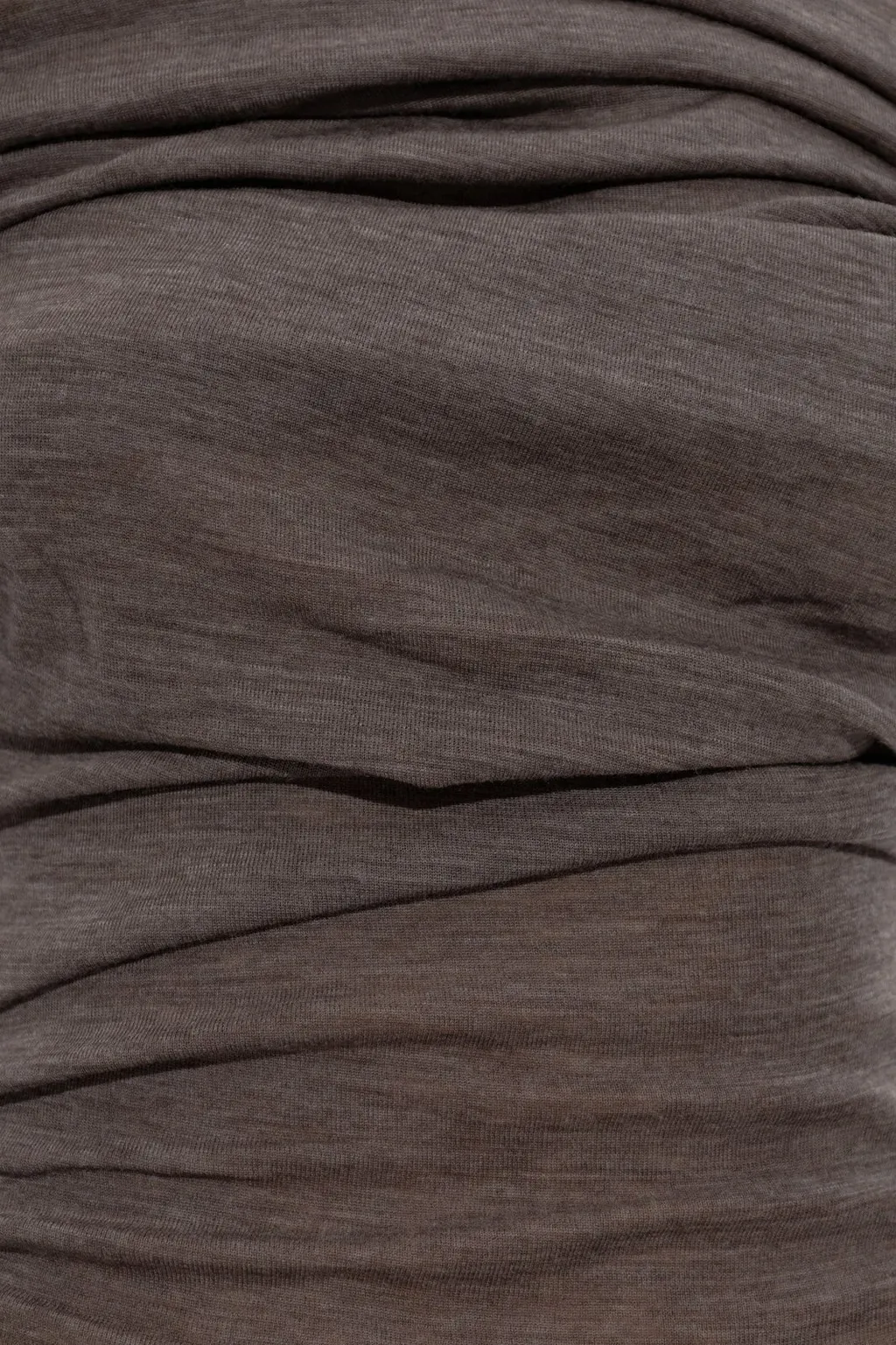 Draped Wool Dress