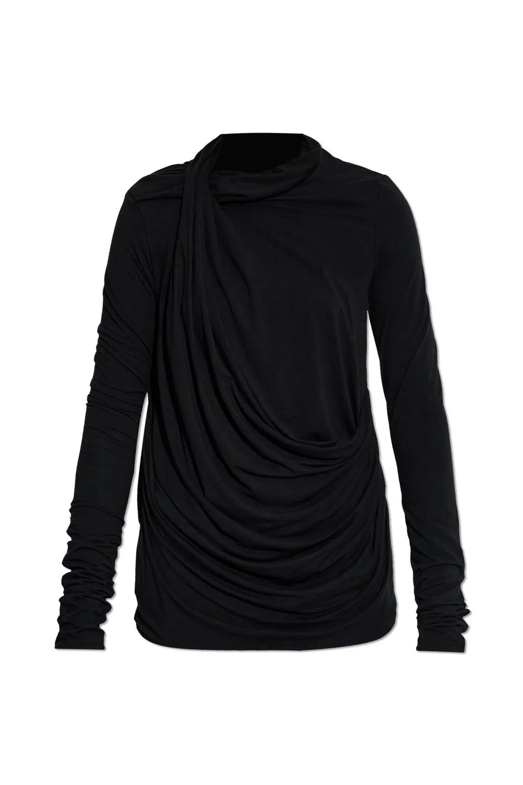 Draped Long Sleeve Top