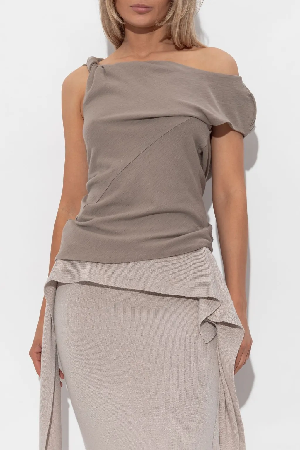 Asymmetric Knit Top