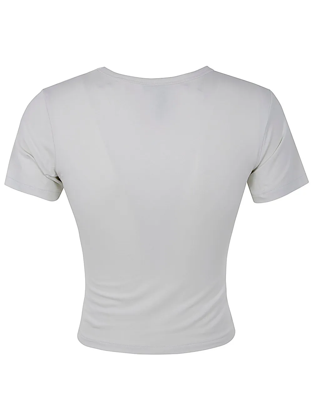 Short Sleeved Crewneck Cropped T-Shirt