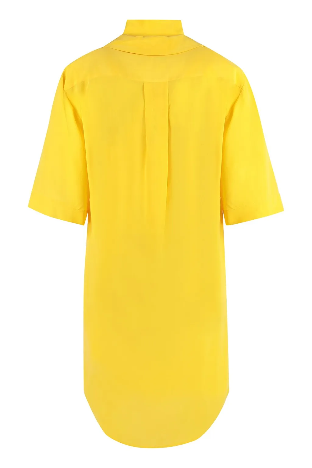 Tied Fastened Mini Shirt Dress