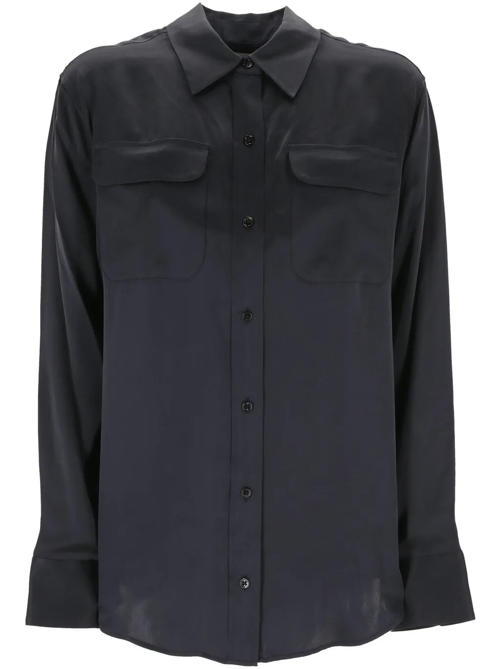 Button-Up Long Sleeve Top