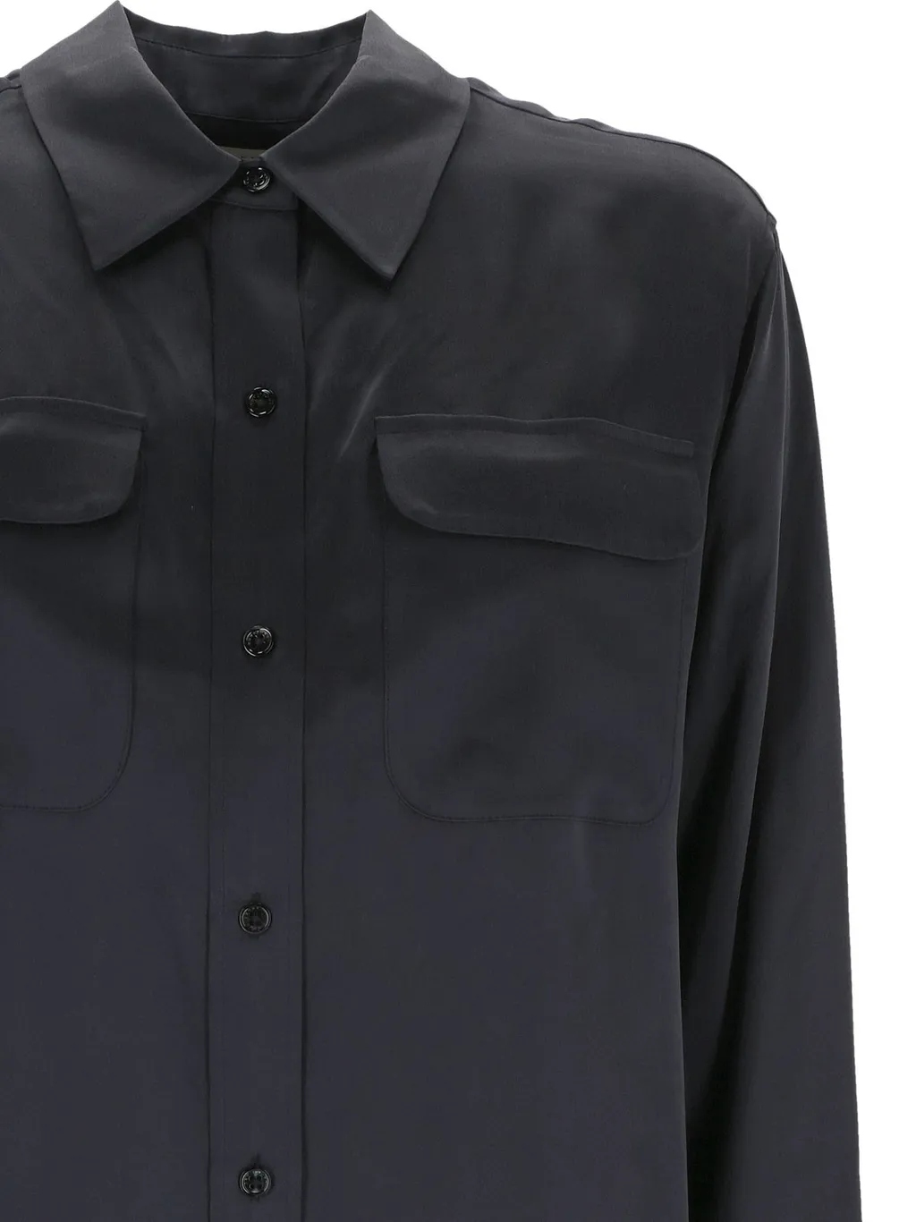 Button-Up Long Sleeve Top