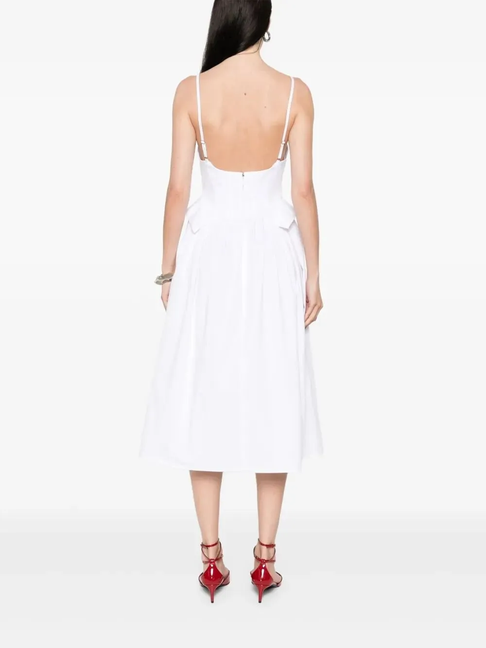 Peplum Midi Dress