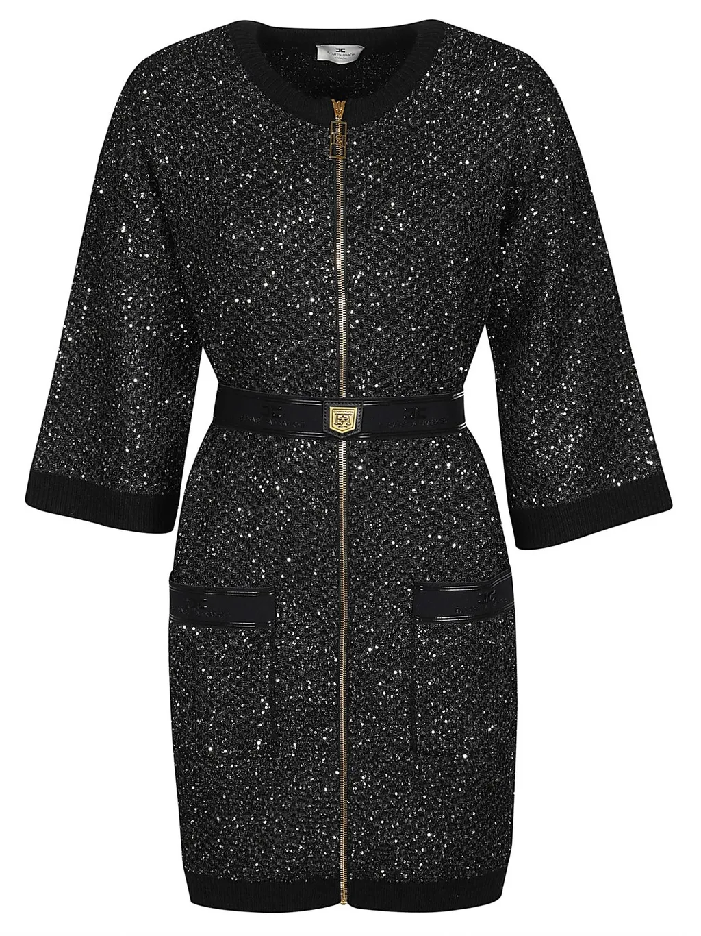 Sequin Thread Mini-Dress