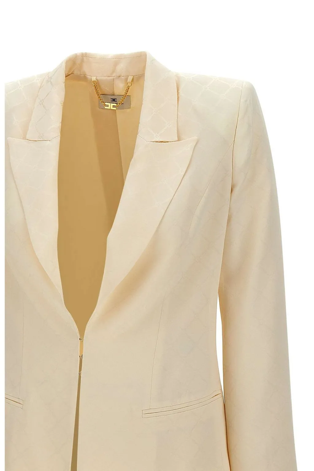 Diamond Jacquard Satin Jacket