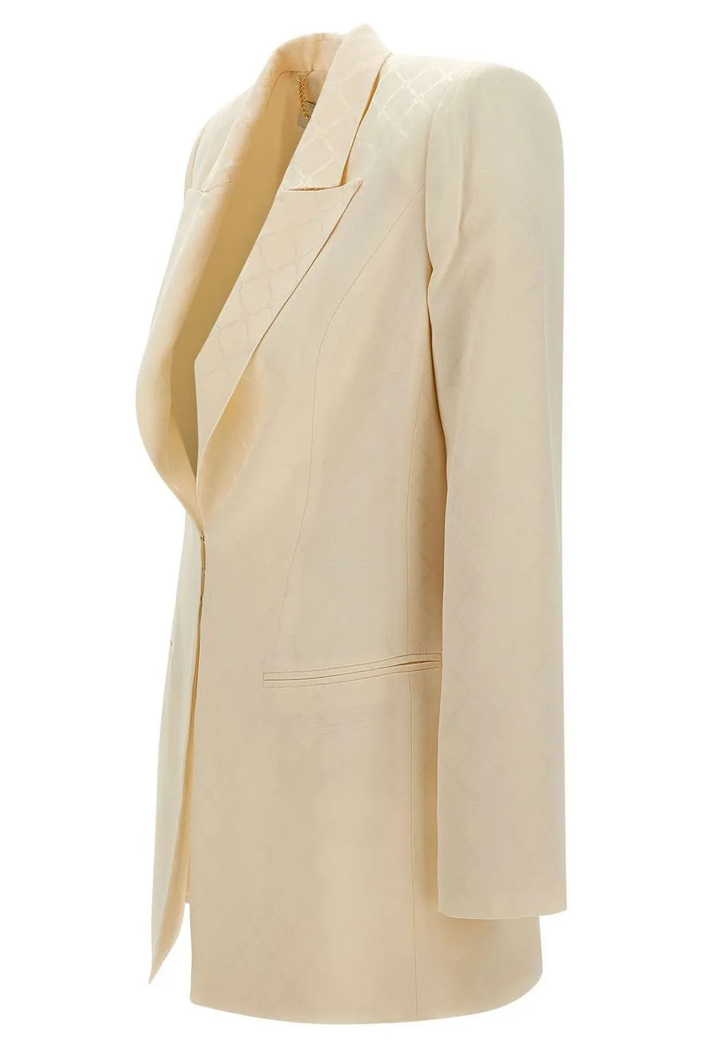 Diamond Jacquard Satin Jacket