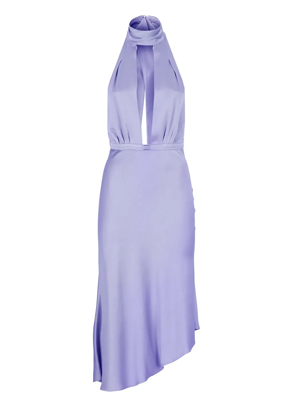 Sleeveless Asymmetric Midi Dress