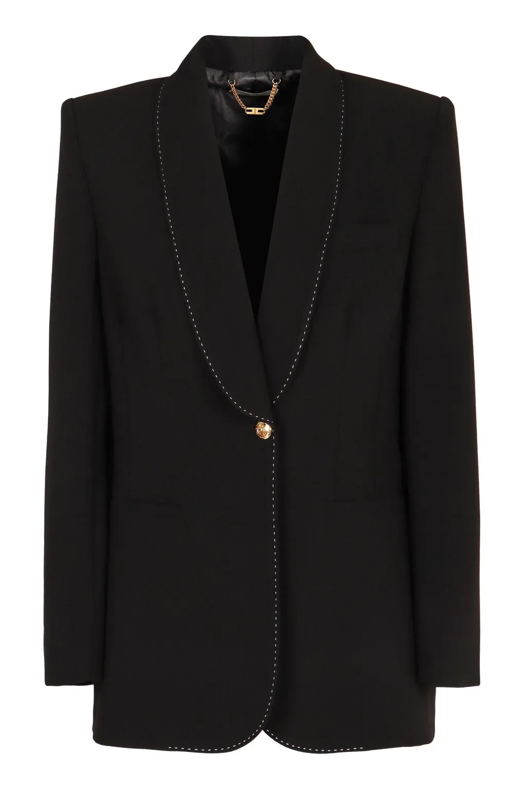 Single-Breasted Tailored Blazer