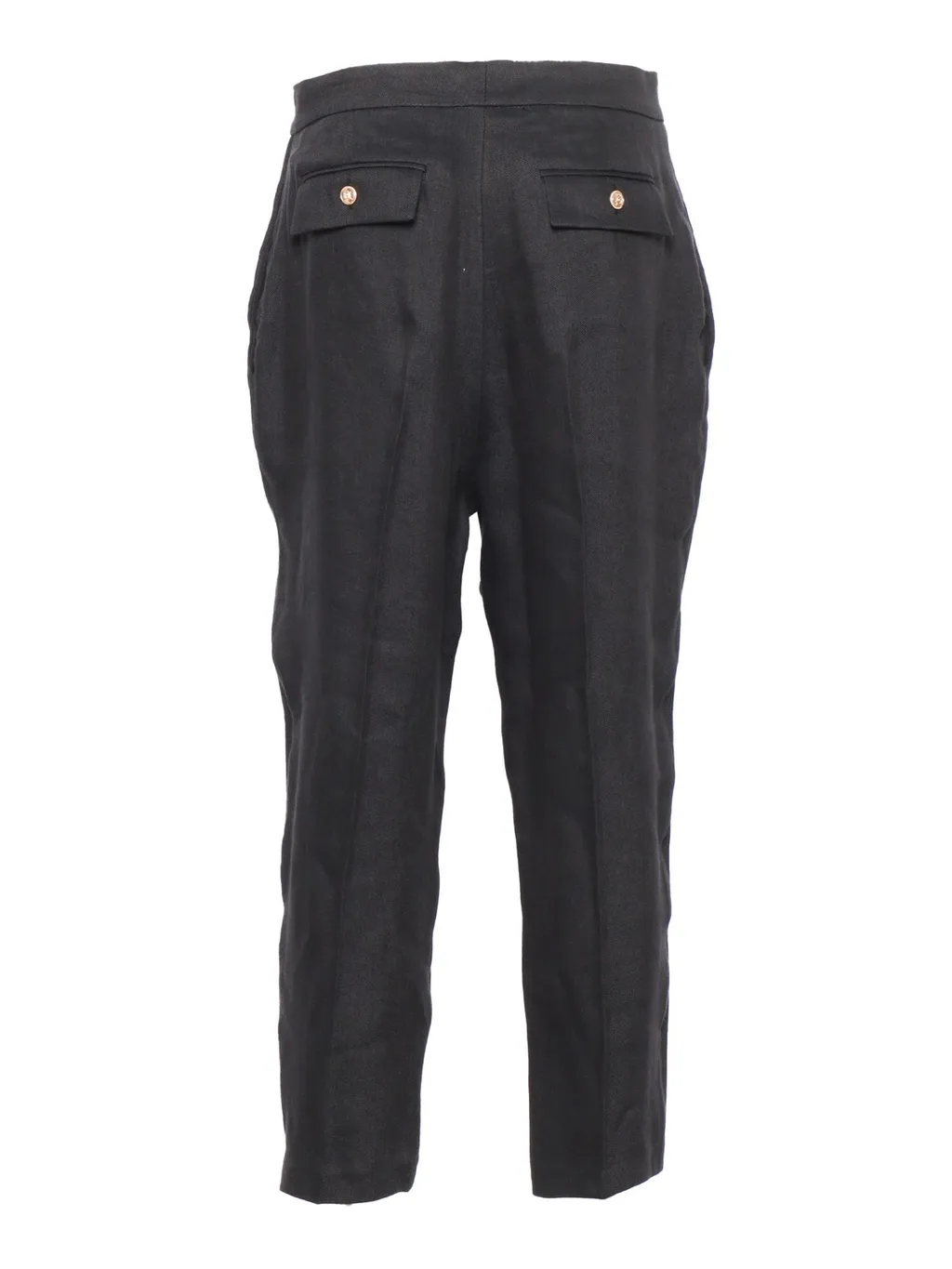 Pleats Gabardine Trousers