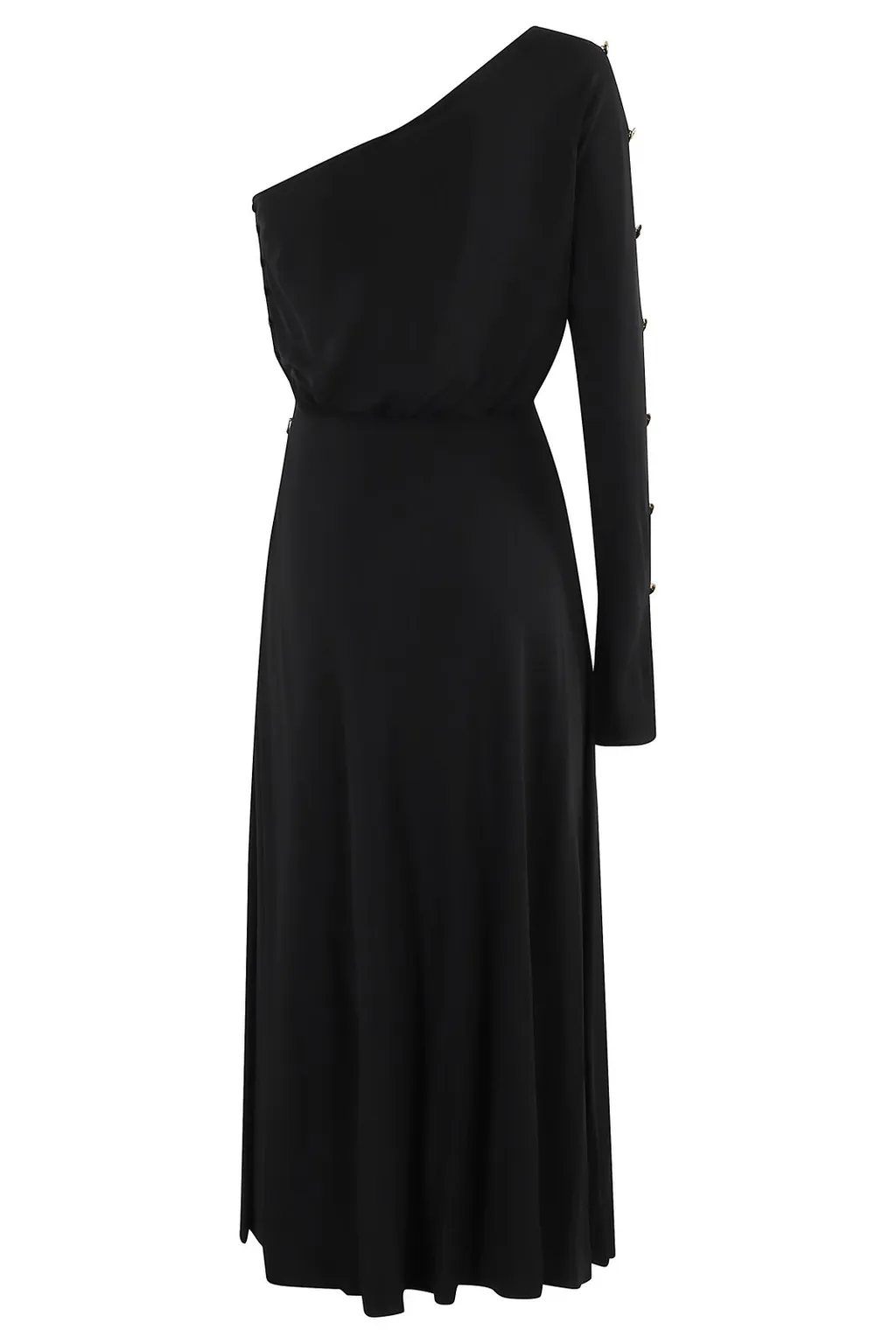 One-Shoulder Midi Dress