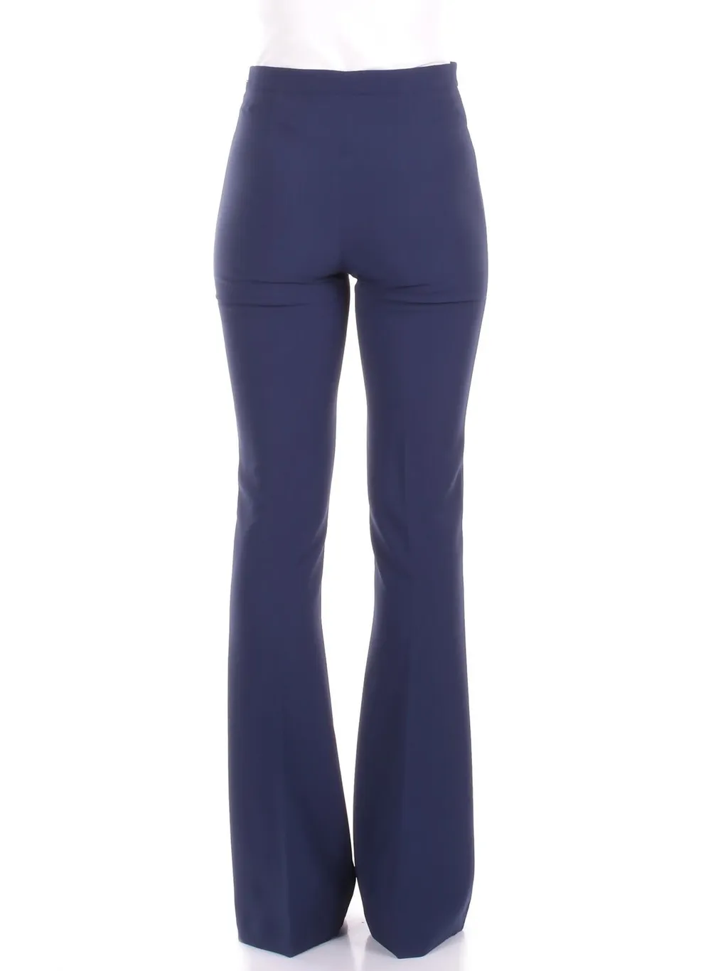 Lightweight Double-Layer CrÊPe Bell-Bottom Trousers