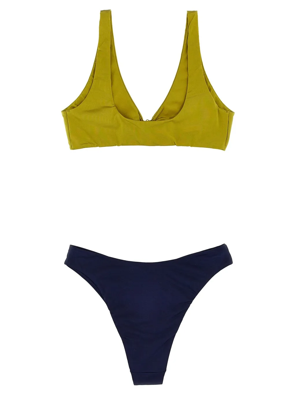 Two-Toned Knot Detailed Bikini