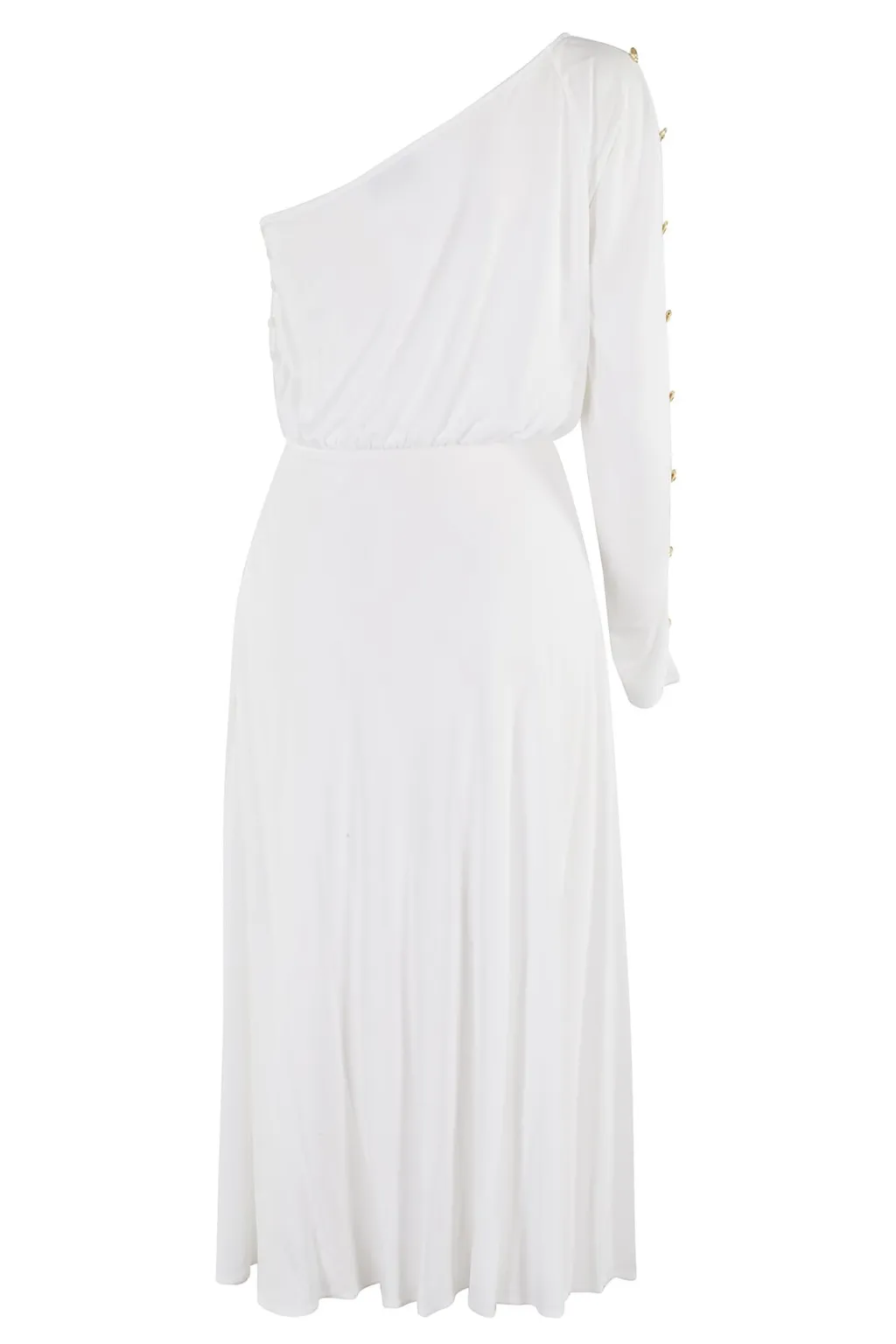 One-Shoulder Jersey Dress