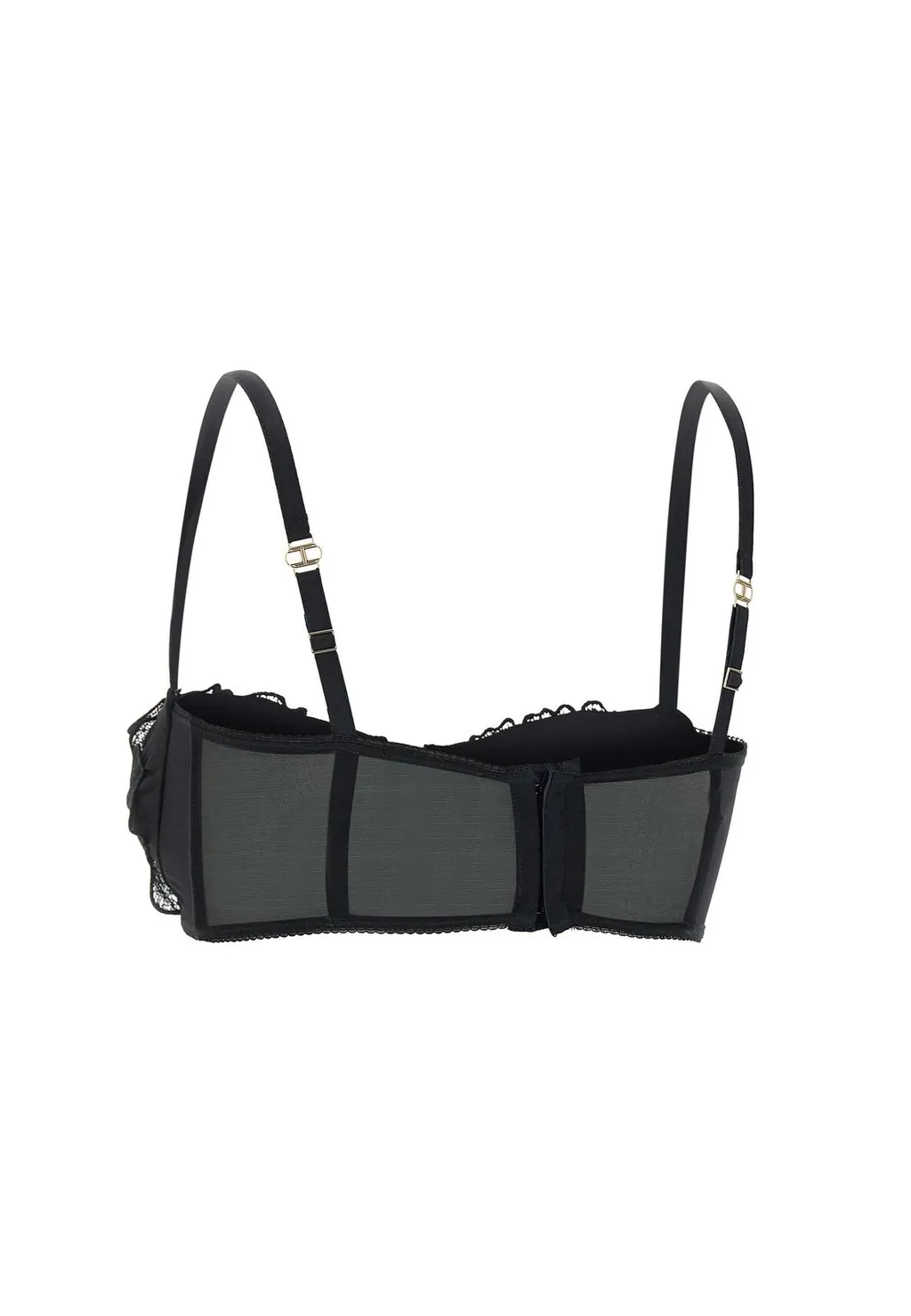 Floral Embroidered Tulle Bra