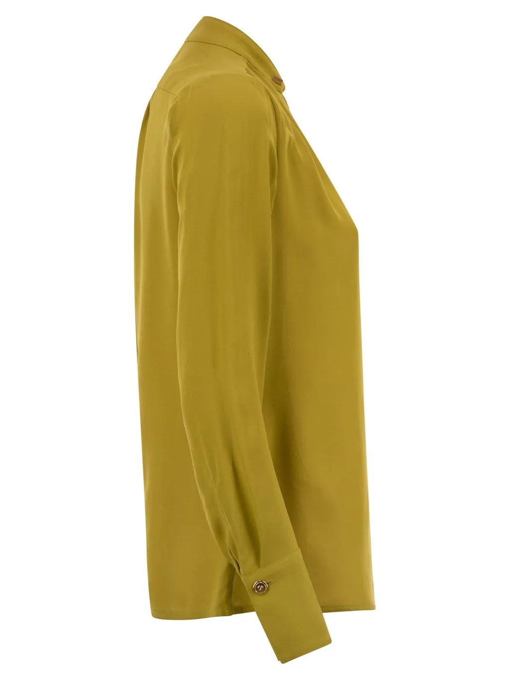 V-Neck Ruched Blouse