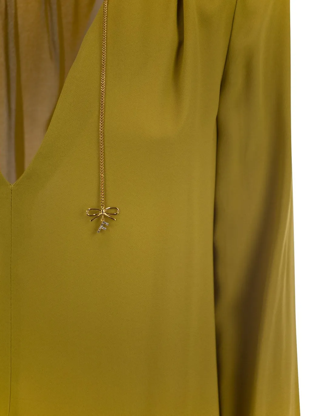 V-Neck Ruched Blouse