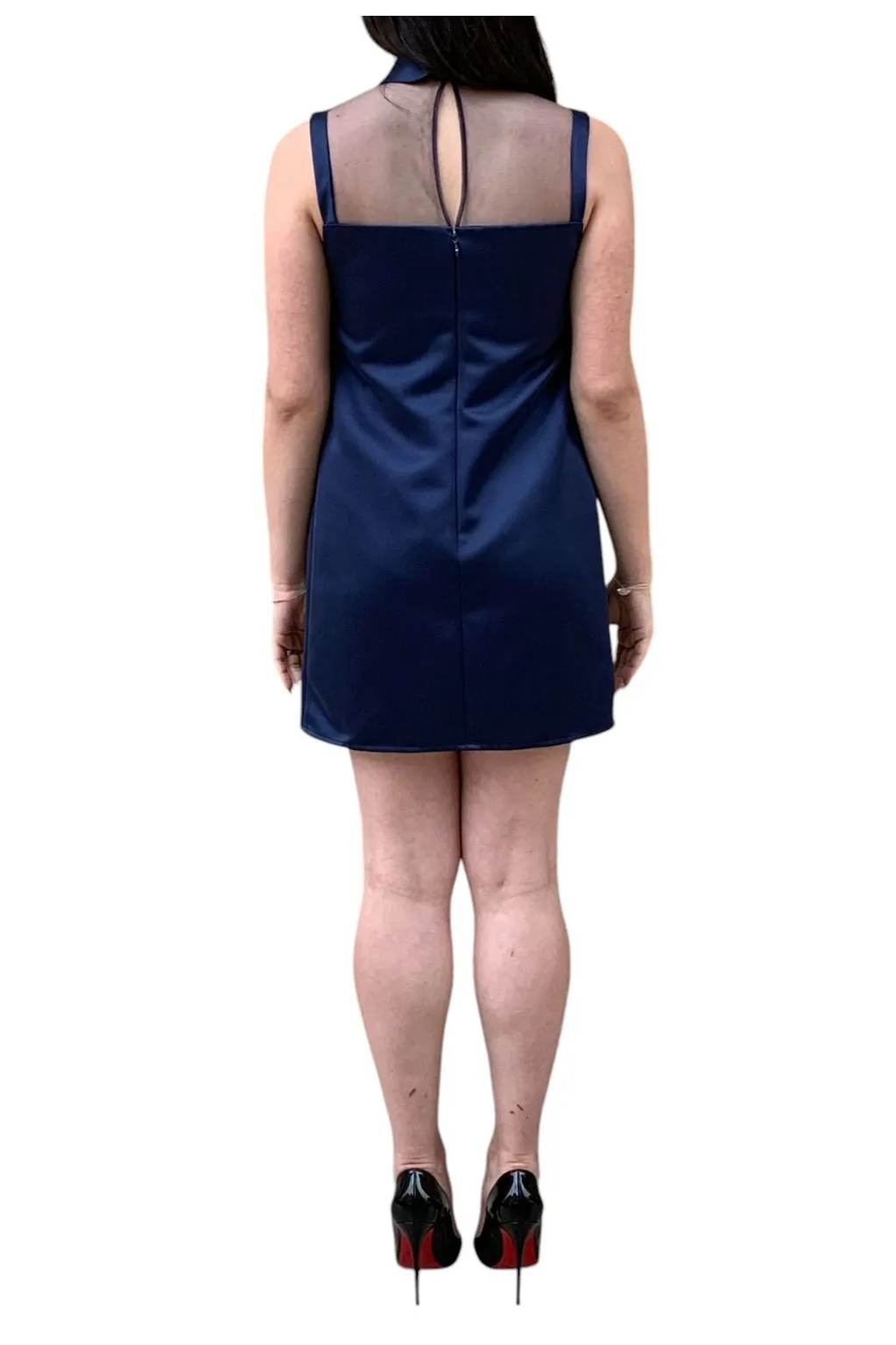 Embellished Duchesse Satin Dress