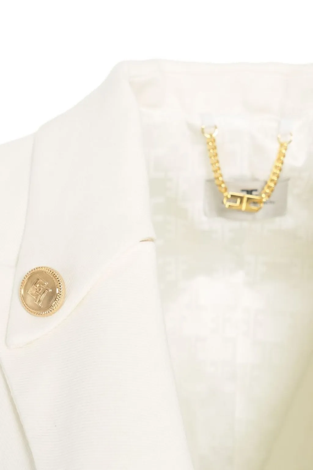 Logoed Button Gabardine Jacket