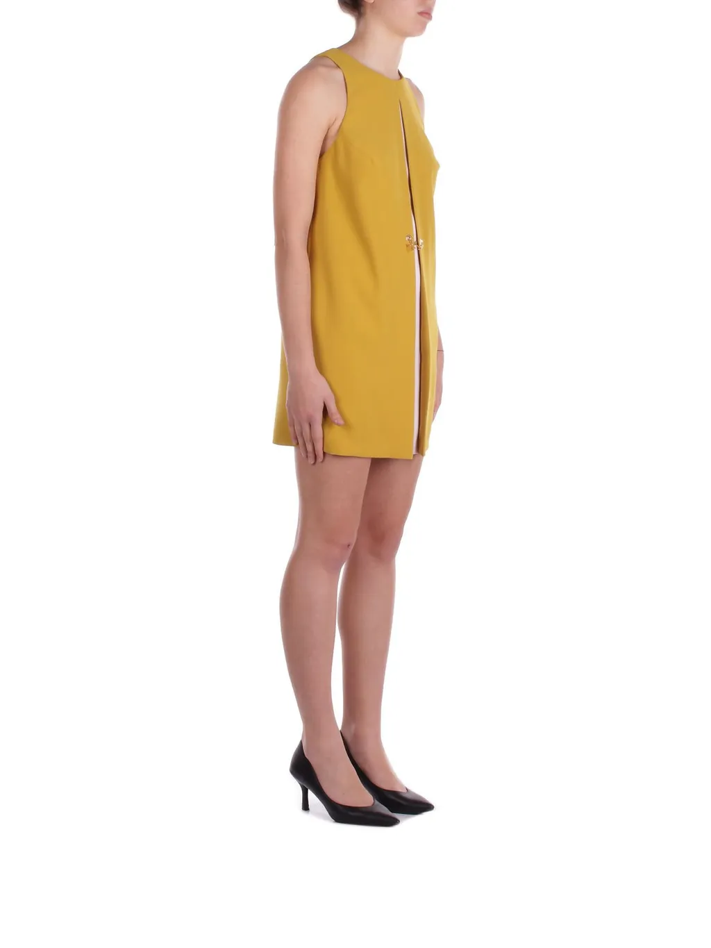 Two-Tone CrÊPe Dress