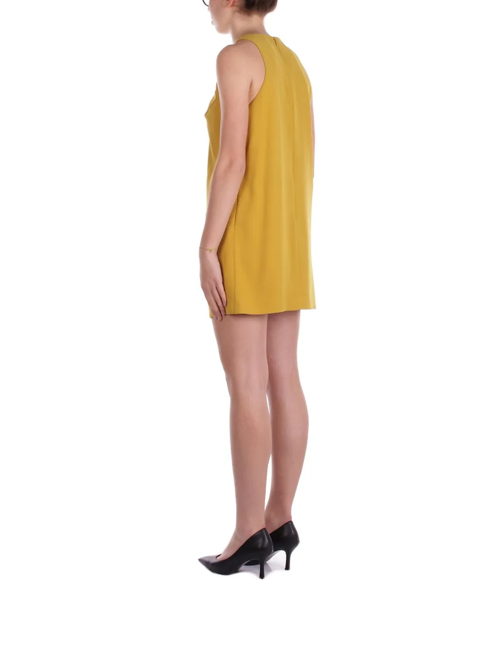 Two-Tone CrÊPe Dress
