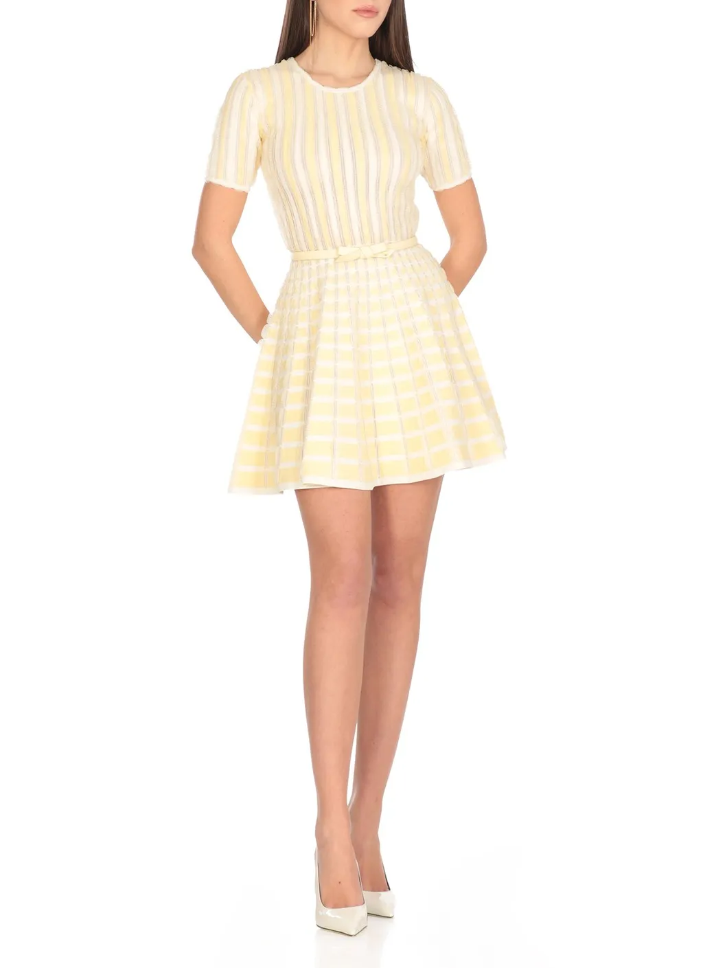 Micro Ruffles Dress