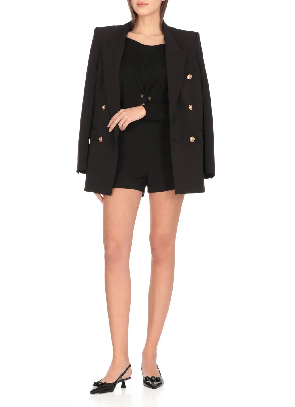 Piercing CrÊPe Jersey Top