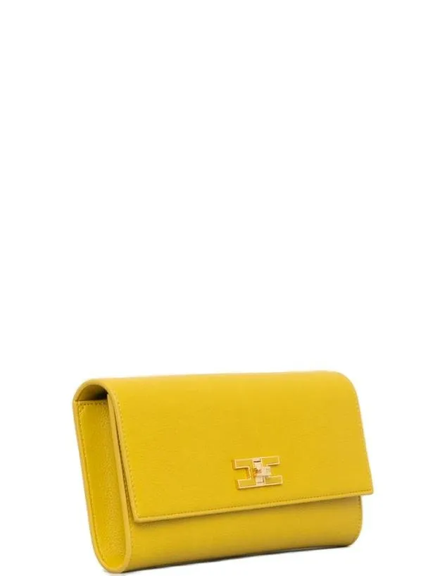 Logo Plaque Foldover Top Crossbody Bag