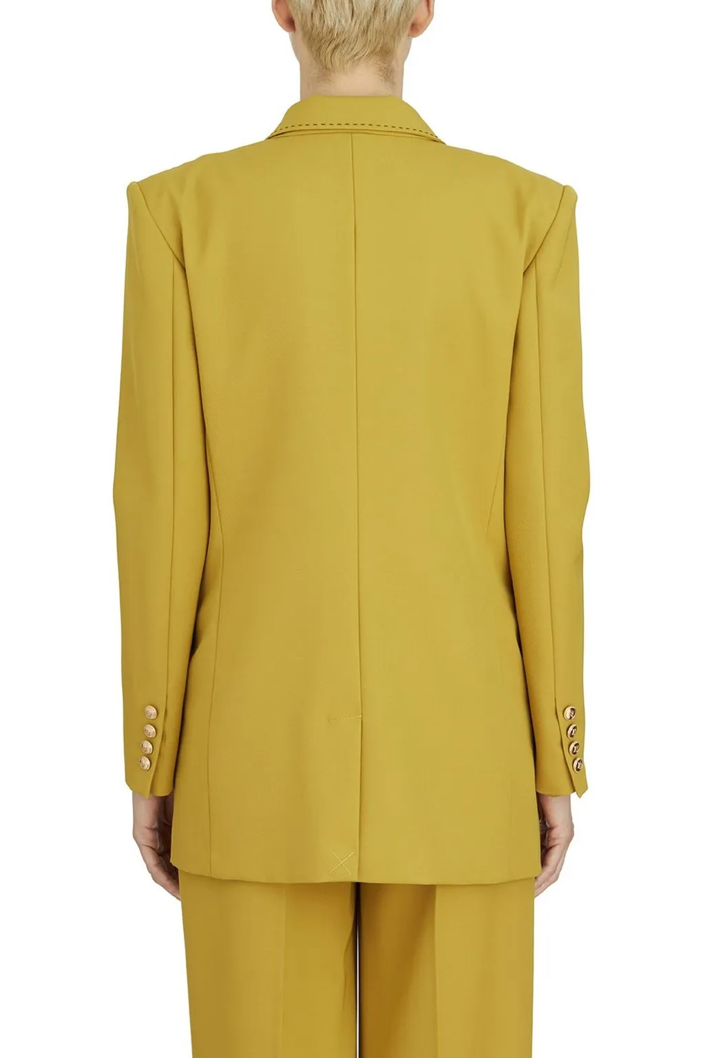 Contrast Topstitched Cool Jacket