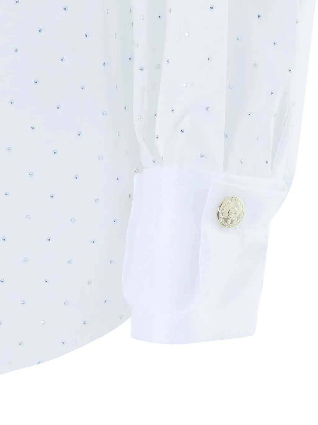 Embellished Oversized Poplin Shirt