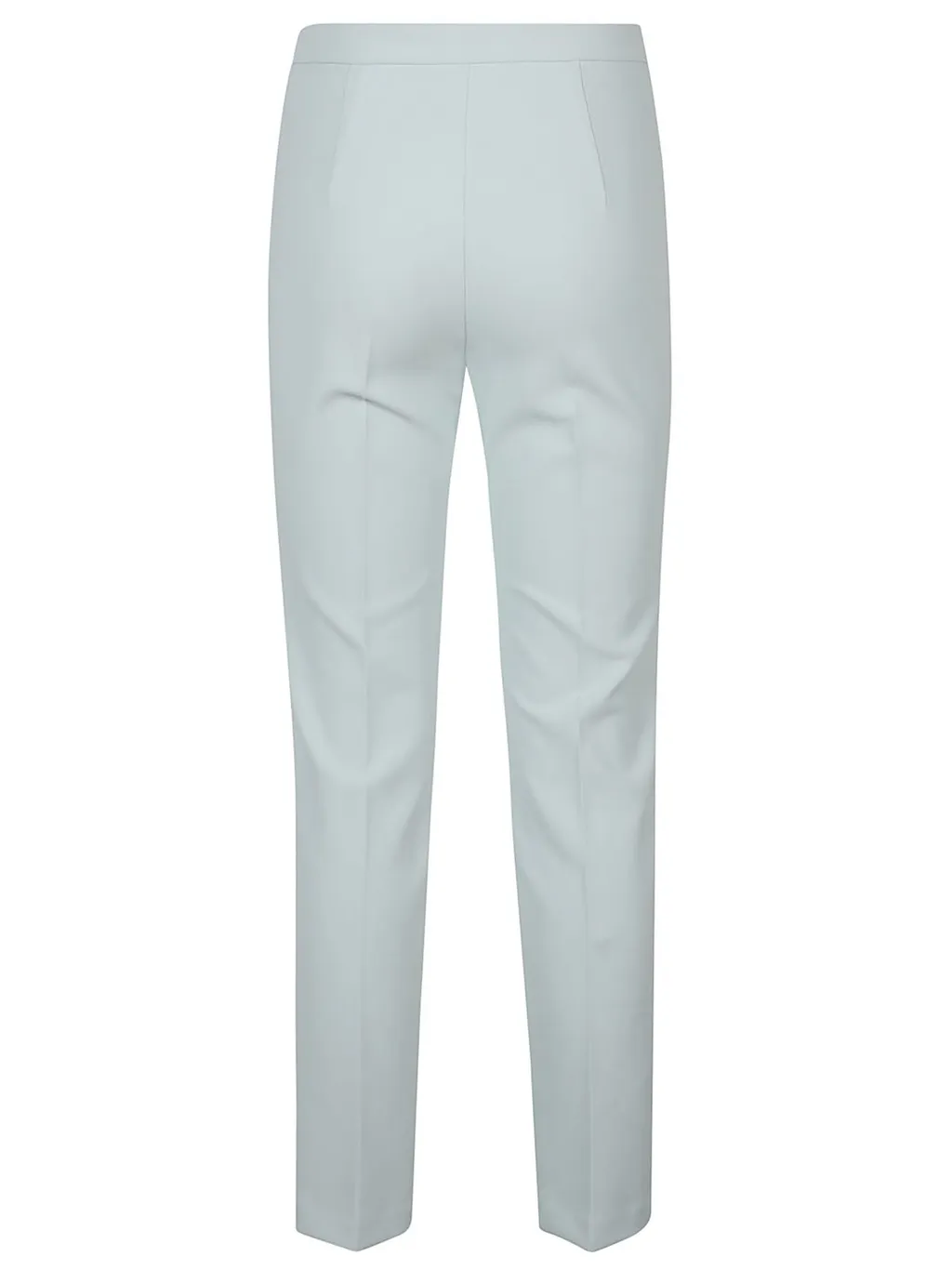 Straight-Leg Cropped Trousers