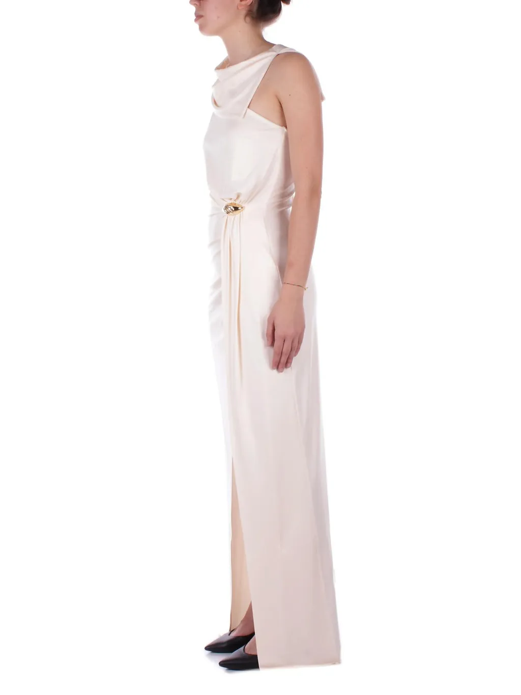 Red Carpet Jersey Asymmetric Dress