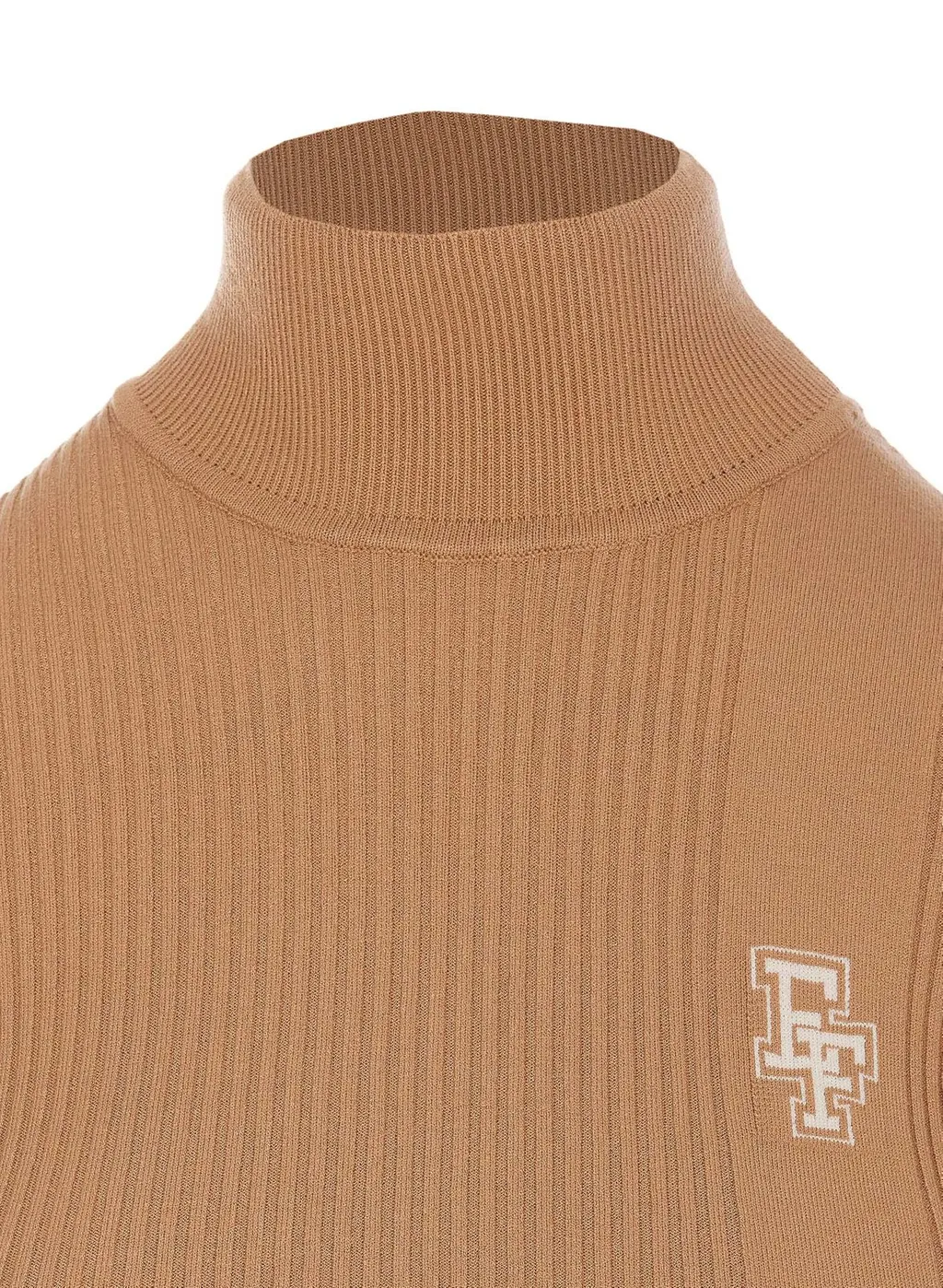 Logo Jacquard Knitted Top