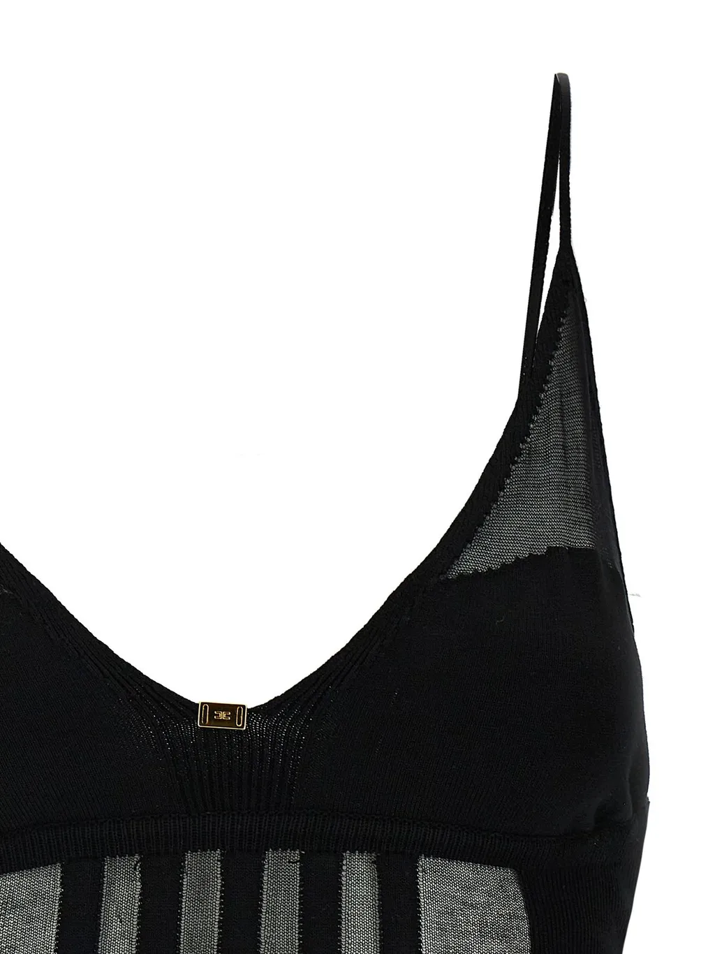 Semi-Sheer Corset Top