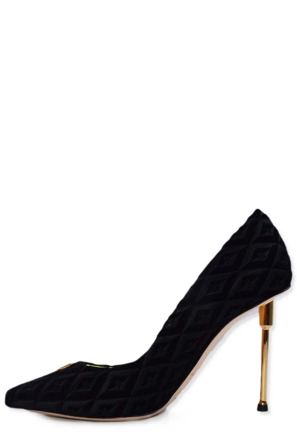 Logo Plaque Pointed-Toe Pumps