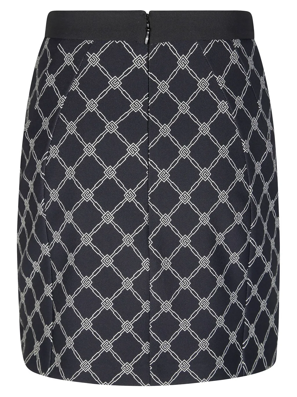 All-Over Printed Mini Skirt