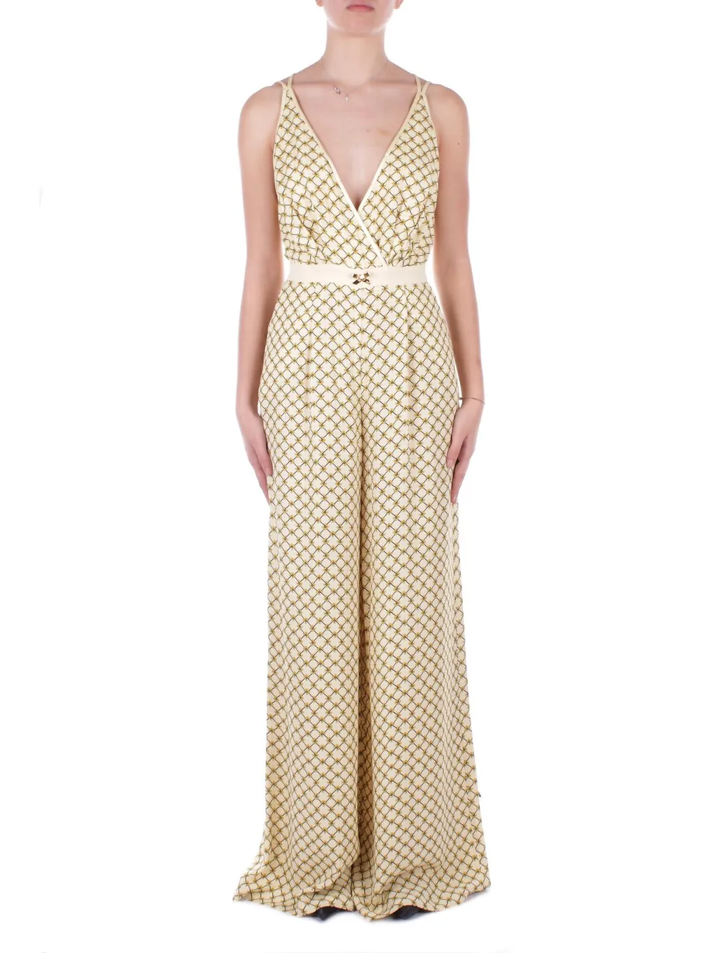 Georgette Diamond Printed Jumpsuit