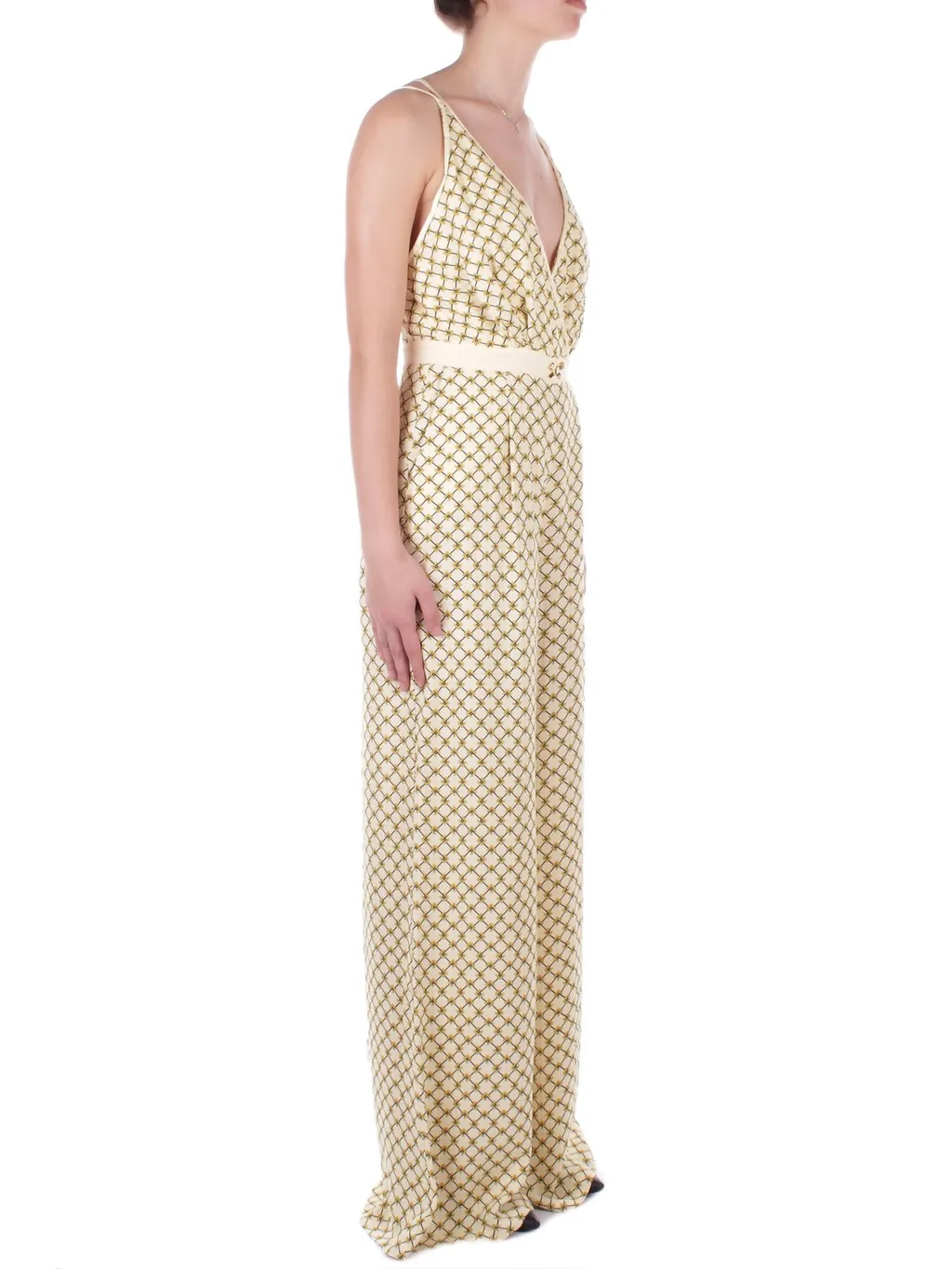 Georgette Diamond Printed Jumpsuit