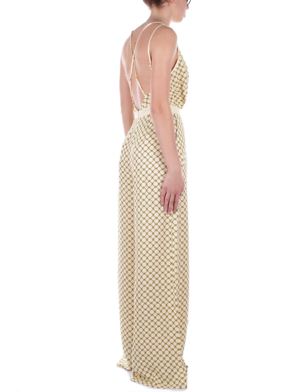 Georgette Diamond Printed Jumpsuit
