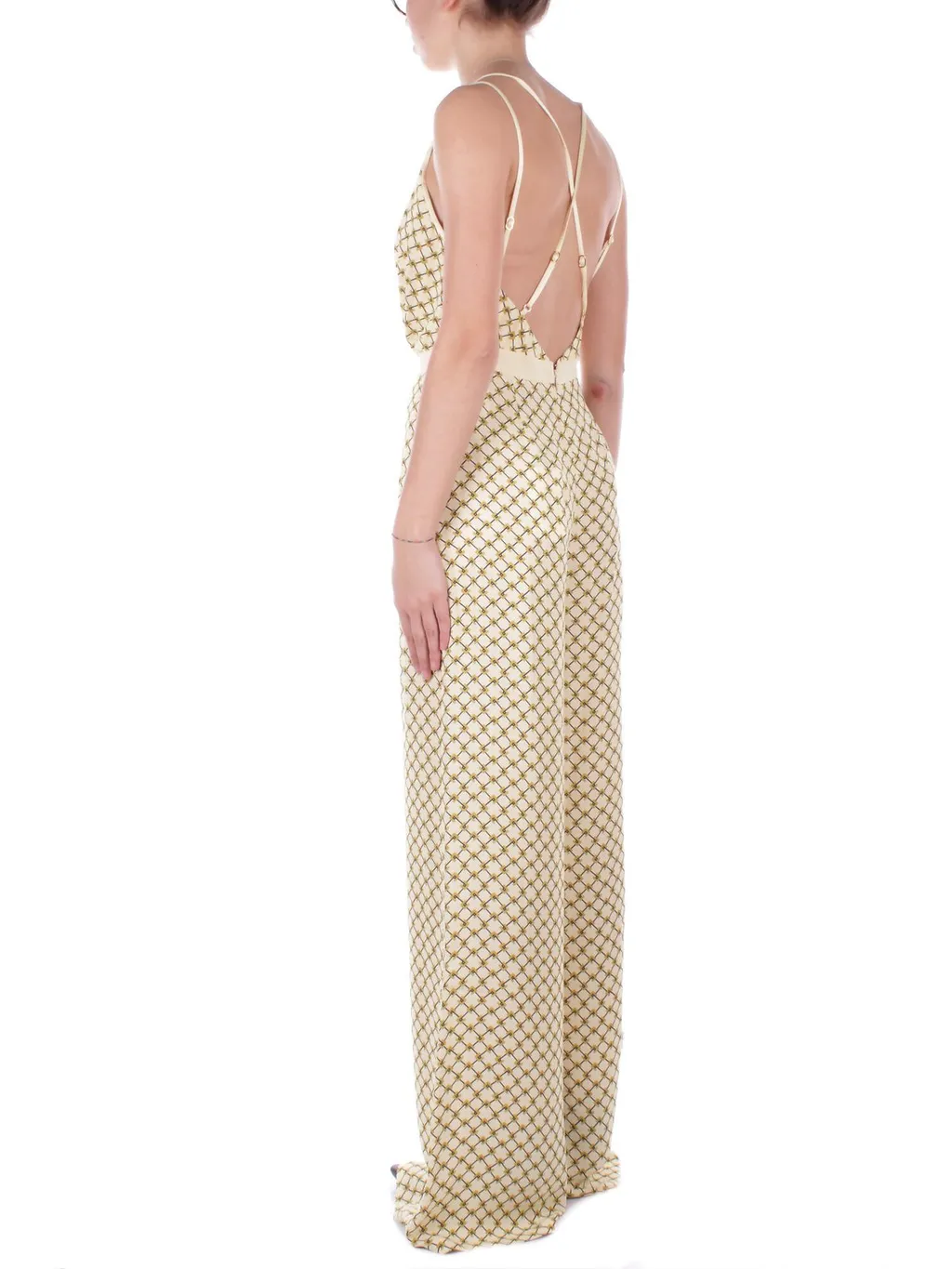 Georgette Diamond Printed Jumpsuit