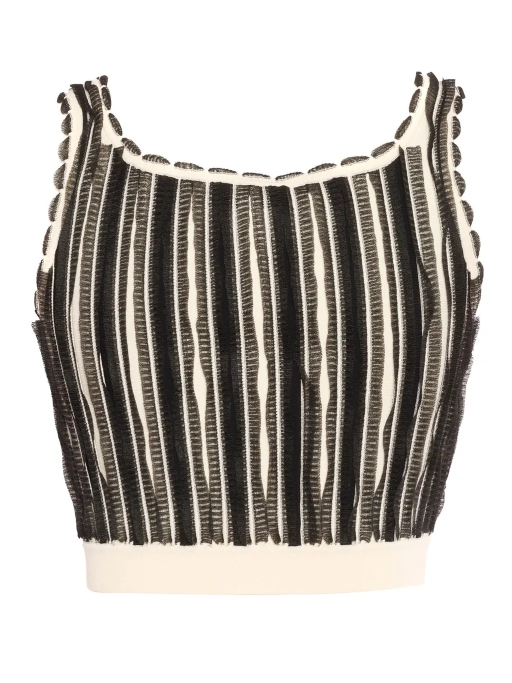 Micro-Ruffles Top