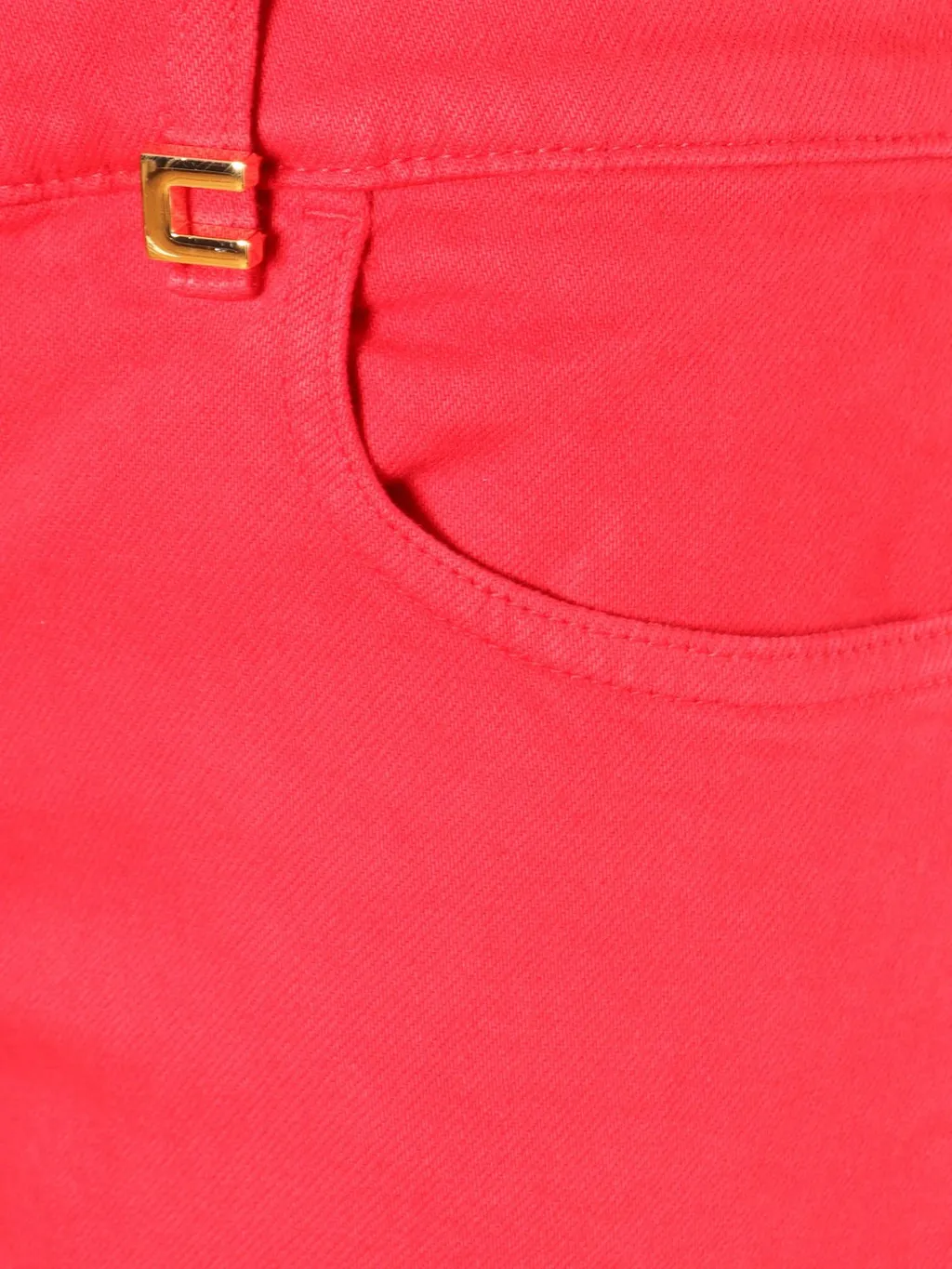 Logo Detailed Dyed Jeans